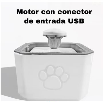 FUENTE DISPENSADORA DE AGUA PARA MASCOTAS